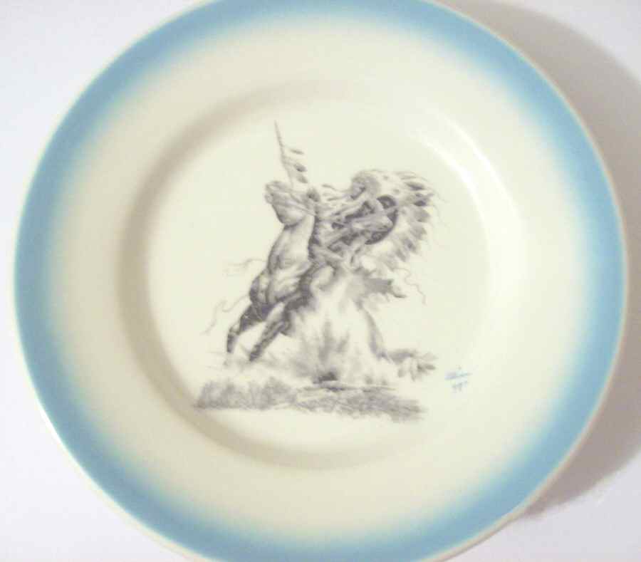 BUF165 Bread & Butter Plate by Buffalo Pottery-1