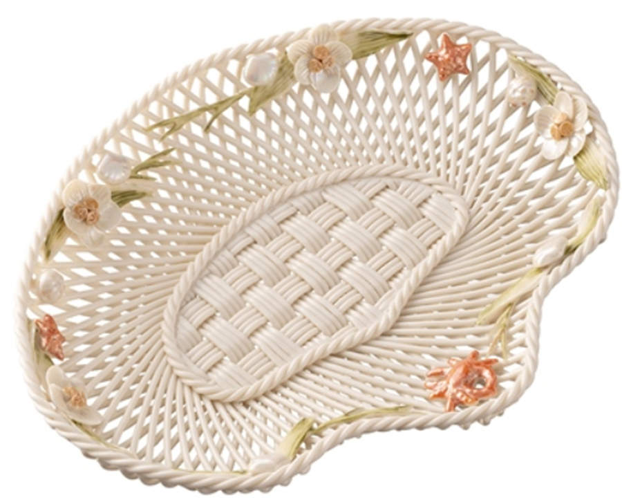 Basketware Rossnowlagh Basket by Belleek Pottery (Ireland)-1
