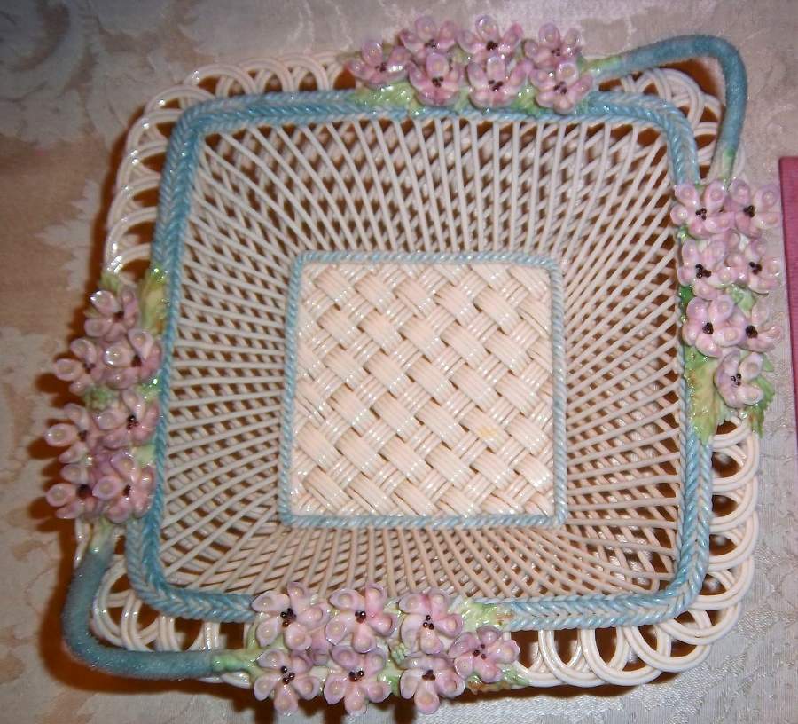 Basketware Melvin Basket by Belleek Pottery (Ireland)-1