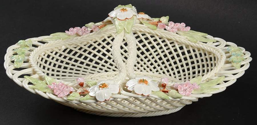 Basketware Degenhardt Basket by Belleek Pottery (Ireland)-1