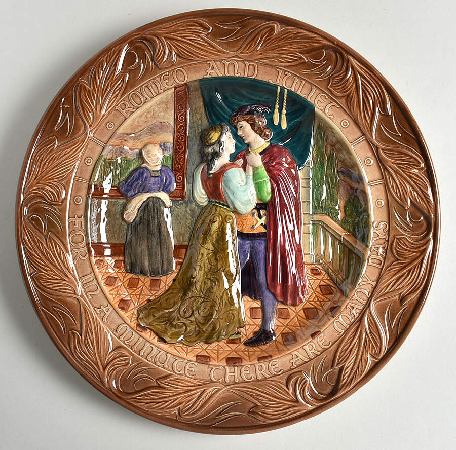 Shakespeare Series Wall Plate by Beswick-1