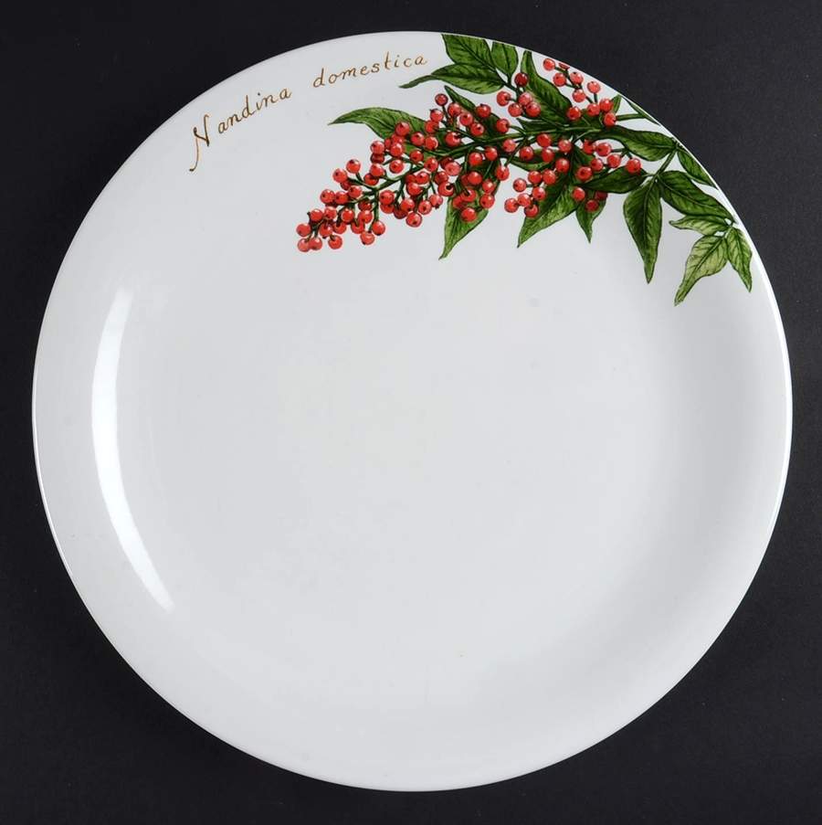 Holiday Branch Dinner Plate by Ballard Designs-1