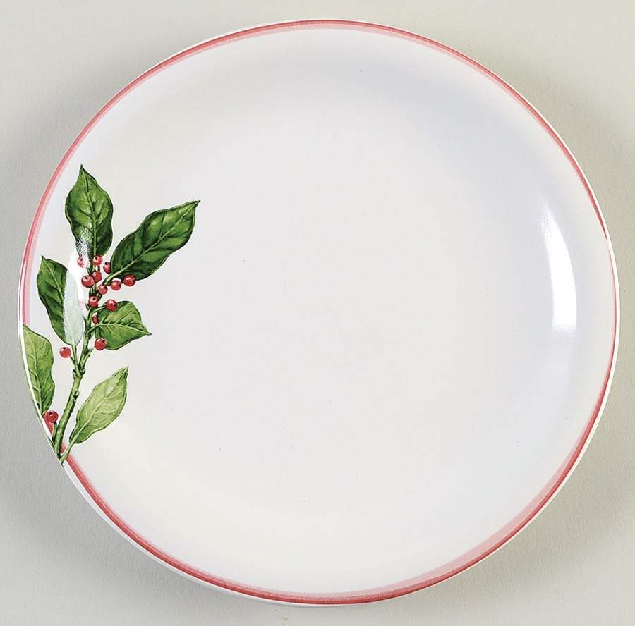 Holiday Branch Salad Plate by Ballard Designs-1