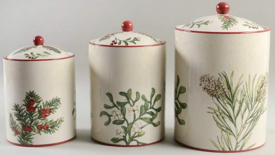 Winter Forest (3 Piece) Canister Set (Box Set) by Better Homes and Gardens-1