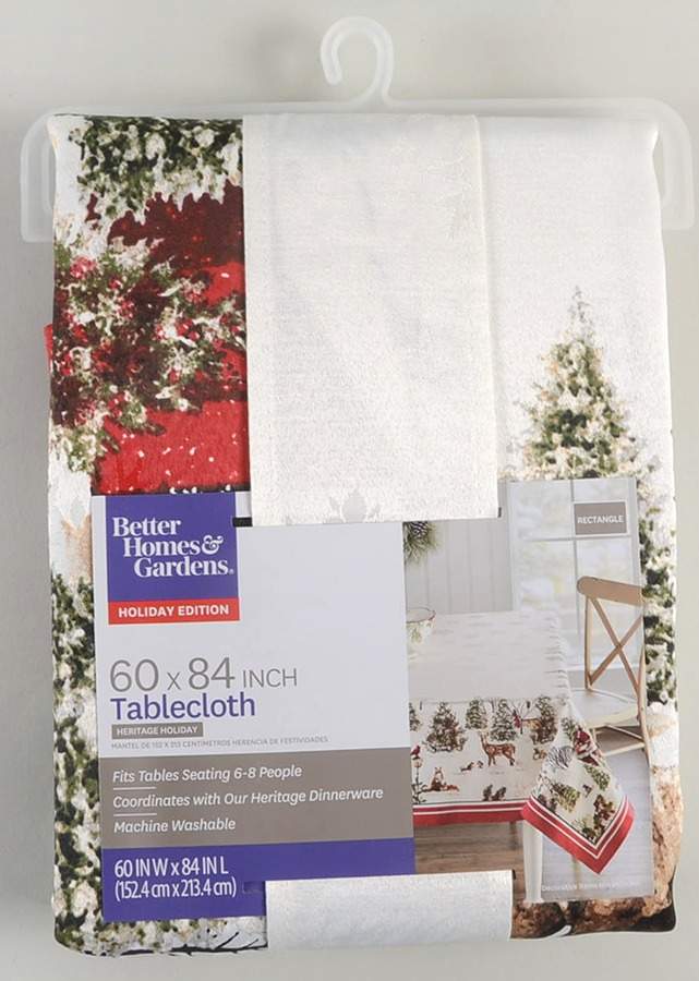 Winter Forest 60" x 84" Rectangular Tablecloth by Better Homes and Gardens-1