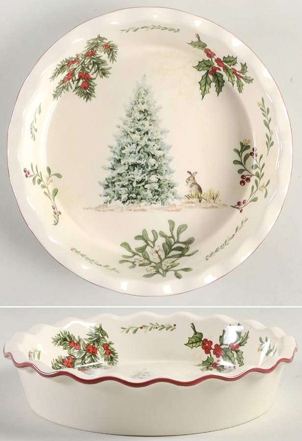 Winter Forest 10" Pie Baking Plate by Better Homes and Gardens-1