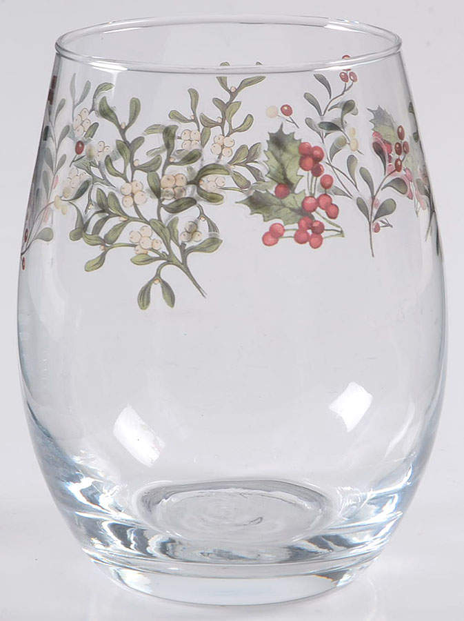 Winter Forest Glassware Stemless Wine by Better Homes and Gardens-1