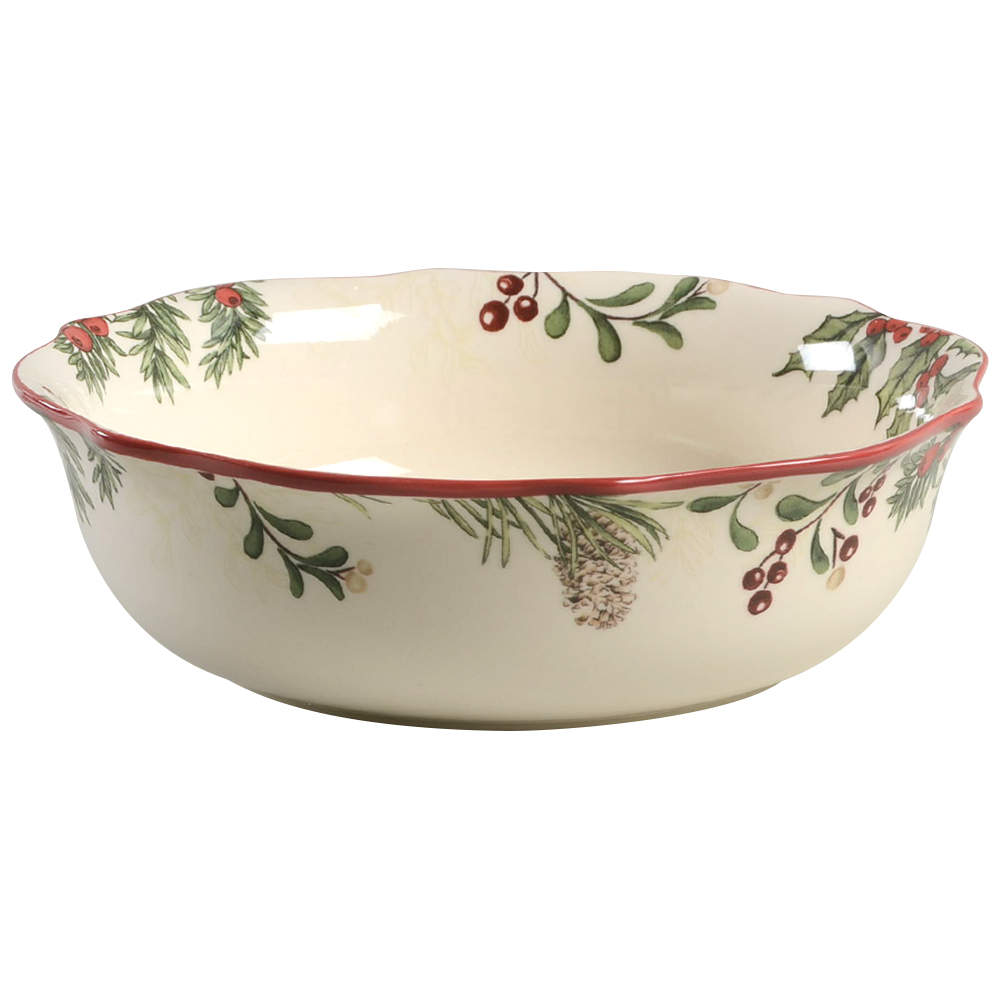 Winter Forest Individual Dinner Bowl by Better Homes and Gardens-1