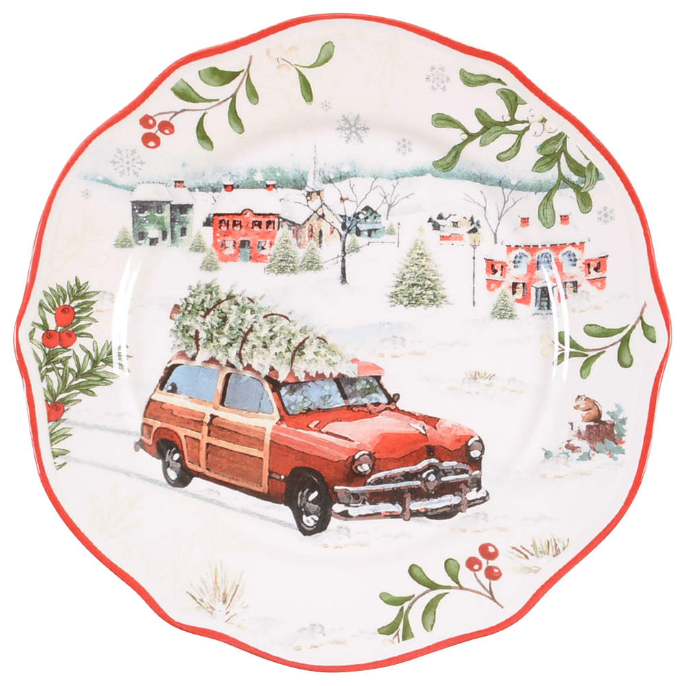 Winter Forest Salad Plate by Better Homes and Gardens-1