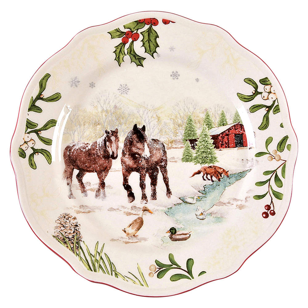 Winter Forest Salad Plate by Better Homes and Gardens-1