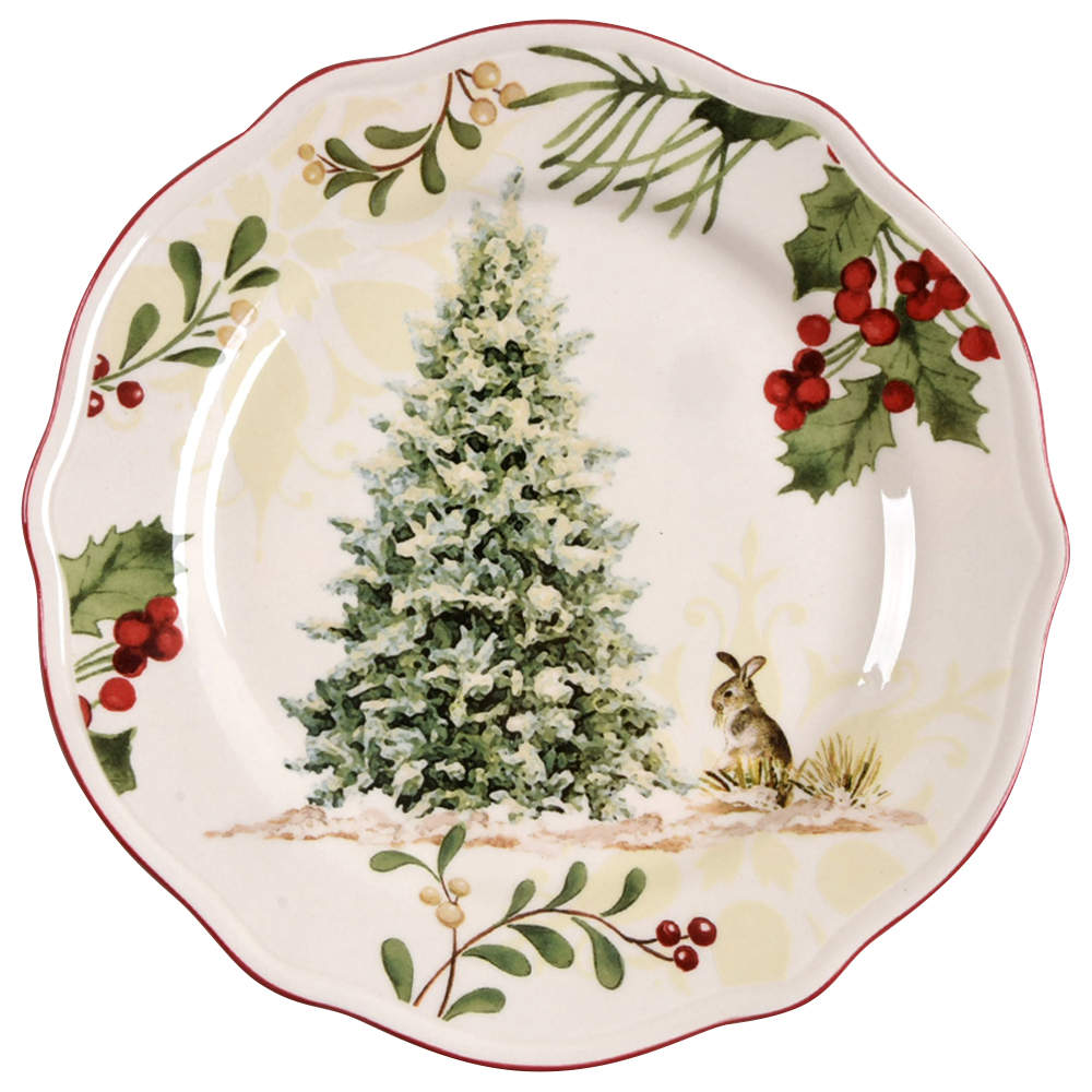 Winter Forest Salad Plate by Better Homes and Gardens-1