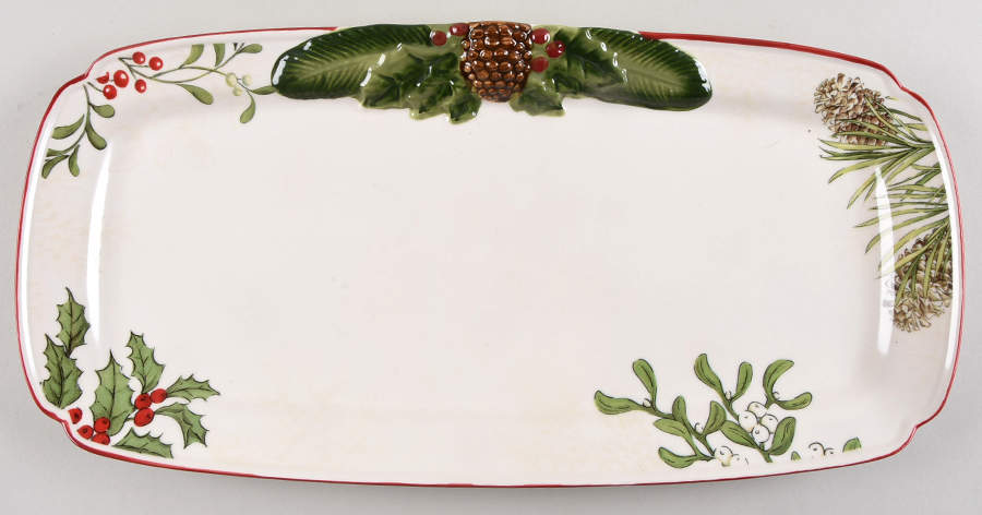 Winter Forest 17" Oval Serving Platter by Better Homes and Gardens-1