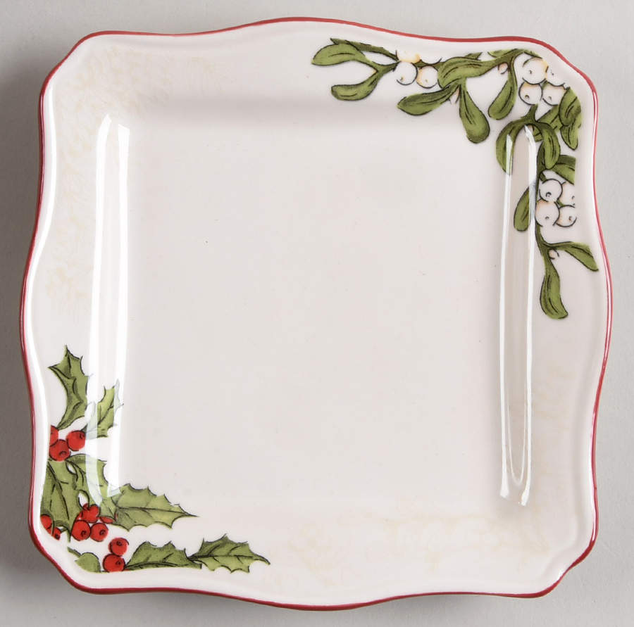 Winter Forest Square Appetizer Plate by Better Homes and Gardens-1