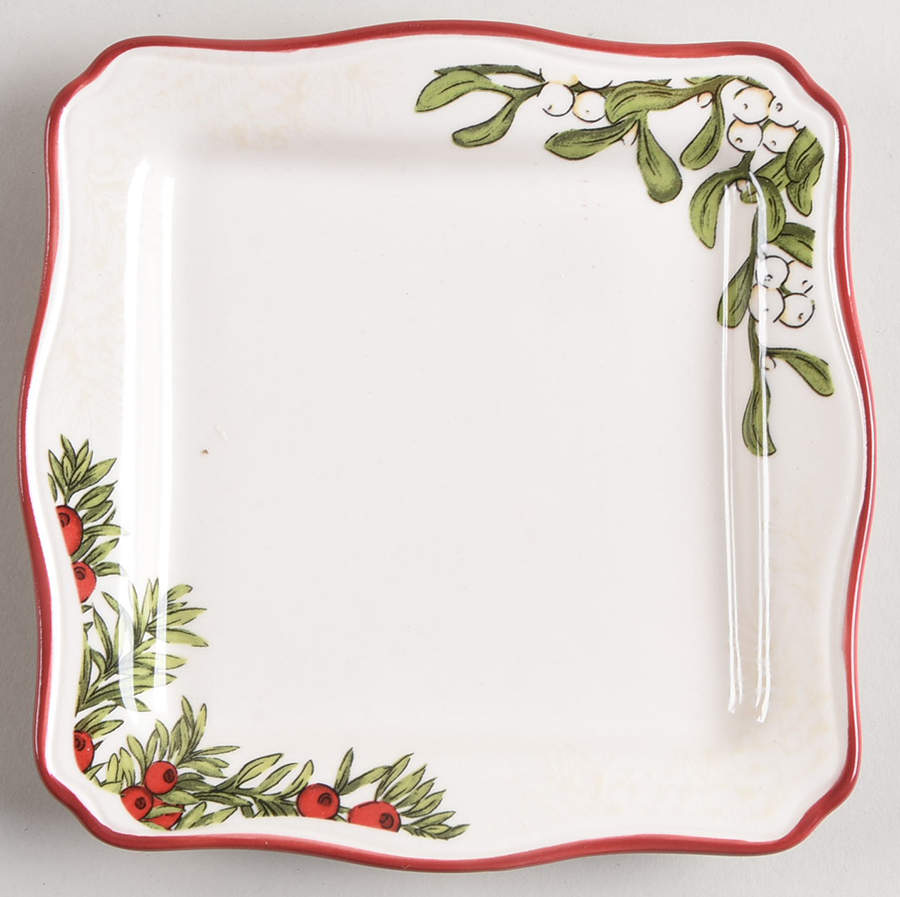 Winter Forest Square Appetizer Plate by Better Homes and Gardens-1