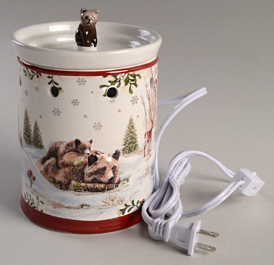 Winter Forest Electric Wax Tart Warmer & Lid by Better Homes and Gardens-1