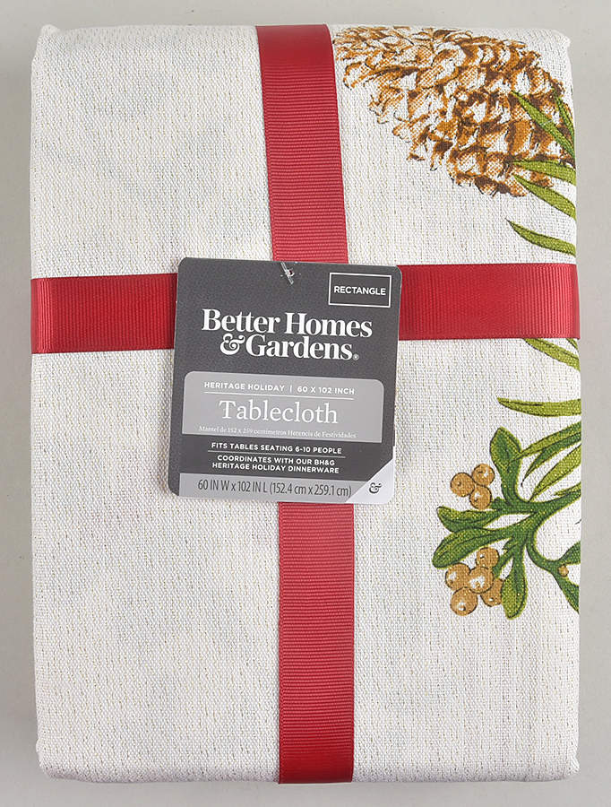 Winter Forest 60" x 102" Rectangular Tablecloth by Better Homes and Gardens-1
