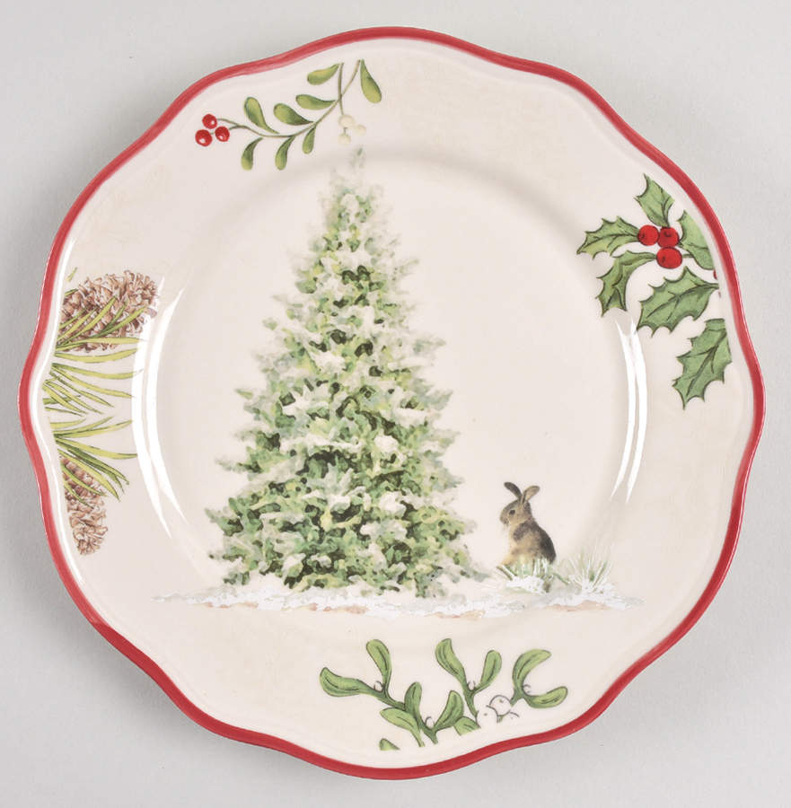Winter Forest Salad Plate by Better Homes and Gardens-1