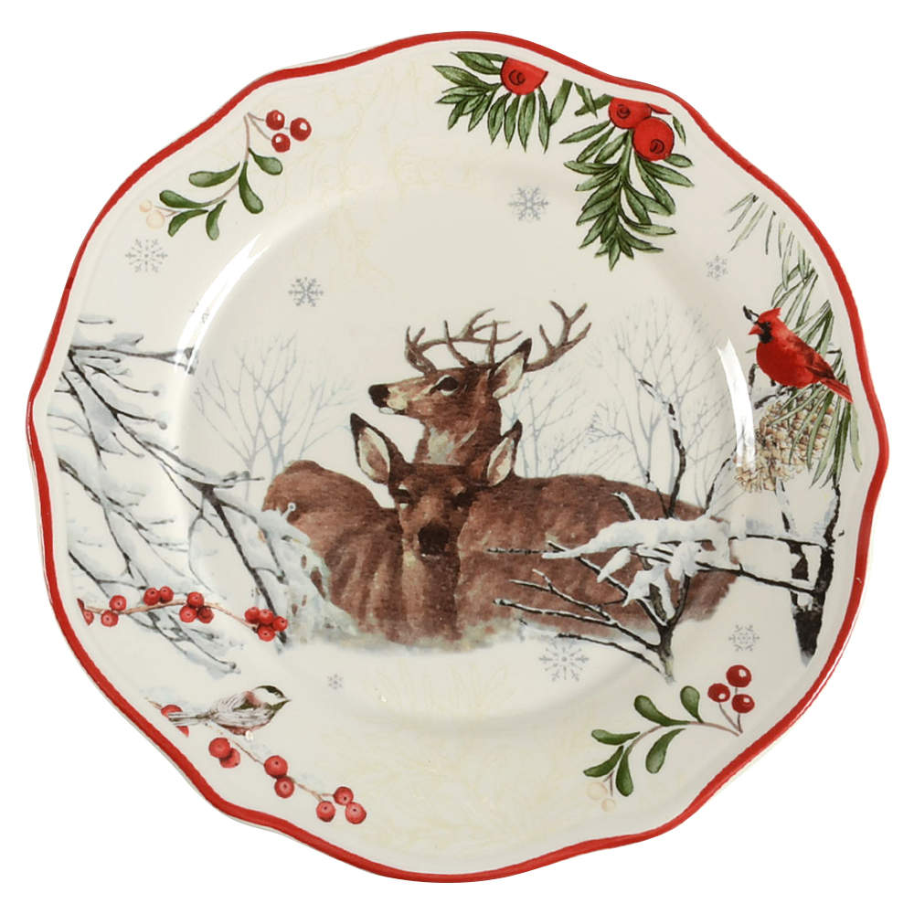 Winter Forest Salad Plate by Better Homes and Gardens-1