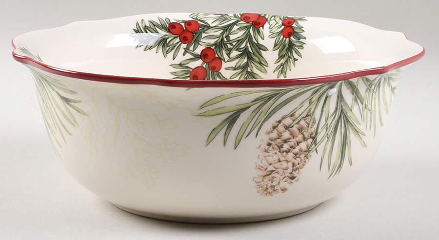Winter Forest 10" Large Salad Serving Bowl by Better Homes and Gardens-1