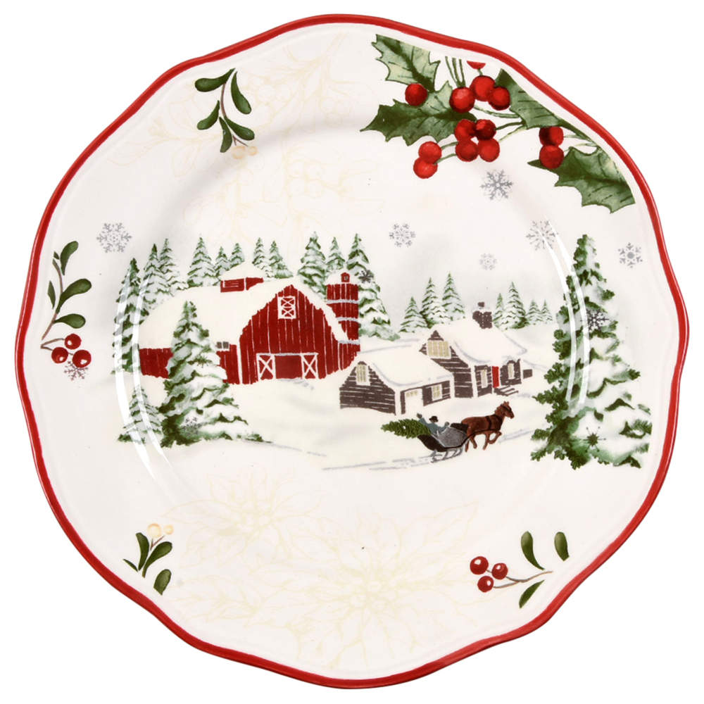 Winter Forest Salad Plate by Better Homes and Gardens-1
