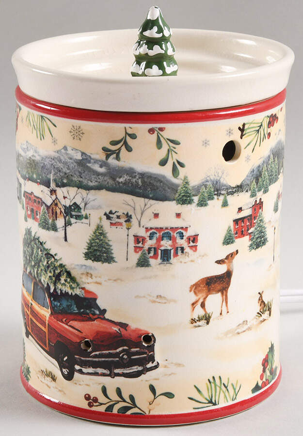 Winter Forest (Electric) Wax Tart Warmer & Lid by Better Homes and Gardens-1