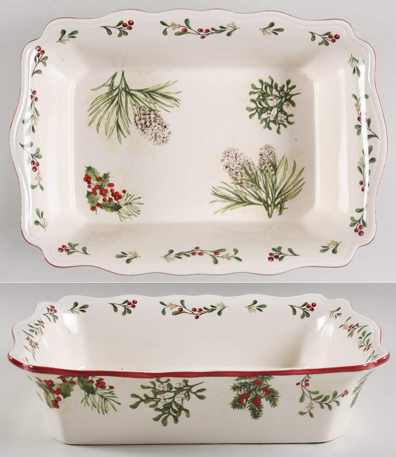 Winter Forest 14" Rectangular Baker by Better Homes and Gardens-1
