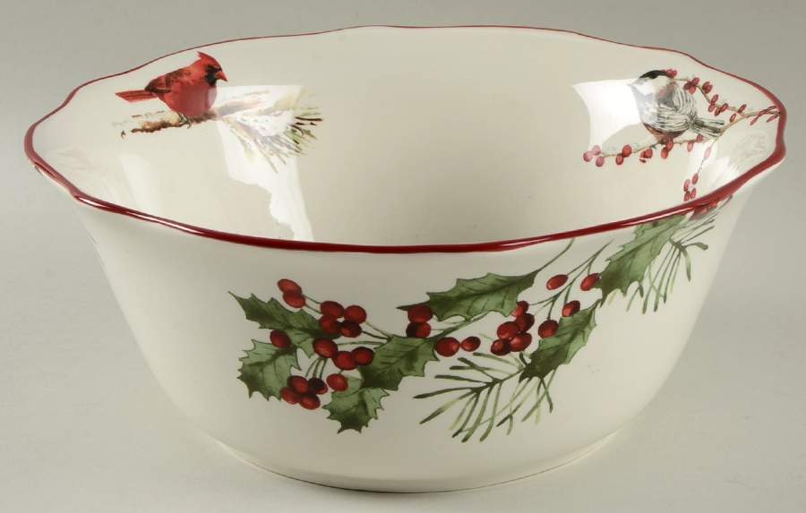 Winter Forest 9" Round Serving Bowl by Better Homes and Gardens-1
