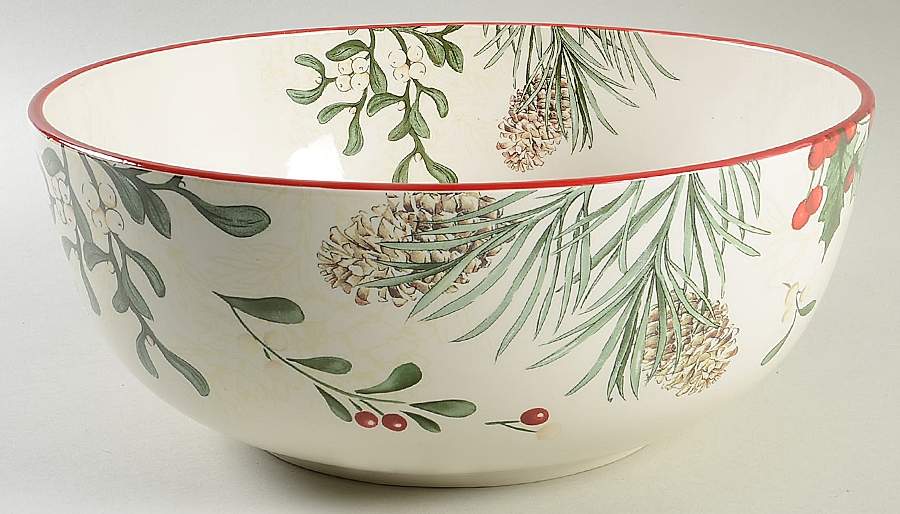 Winter Forest 12" Round Serving Bowl by Better Homes and Gardens-1