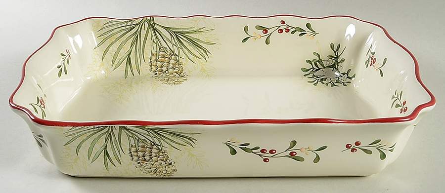 Winter Forest 12" Rectangular Baker by Better Homes and Gardens-1