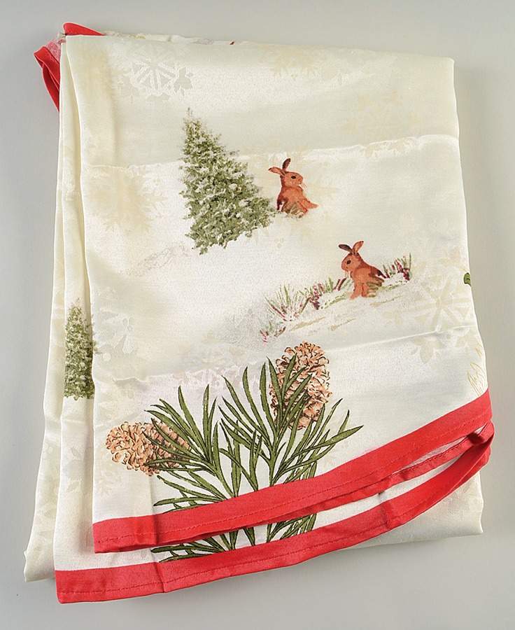 Winter Forest 70" Round Tablecloth by Better Homes and Gardens-1