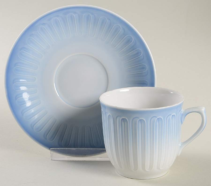 BIG91 Flat Cup & Saucer Set by Bing & Grondahl-1