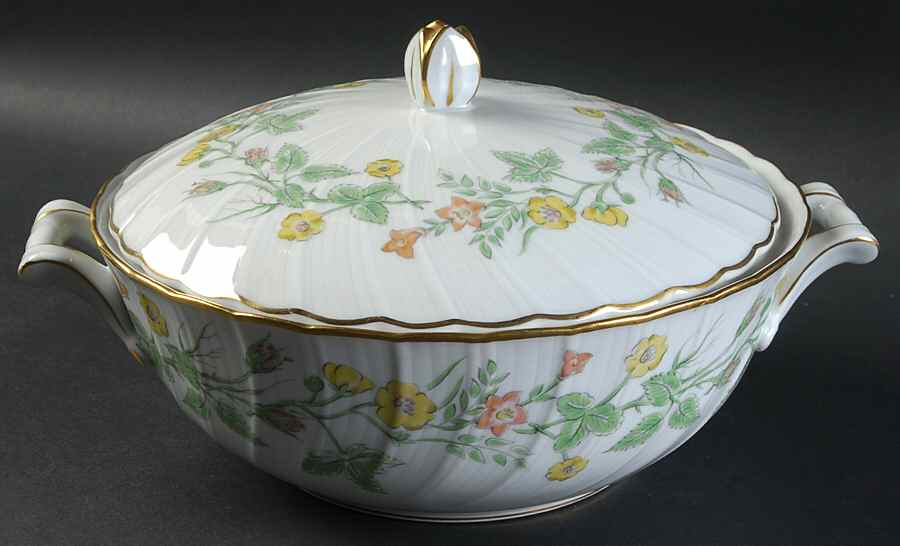 Meudon Round Covered Vegetable by Bernardaud-1