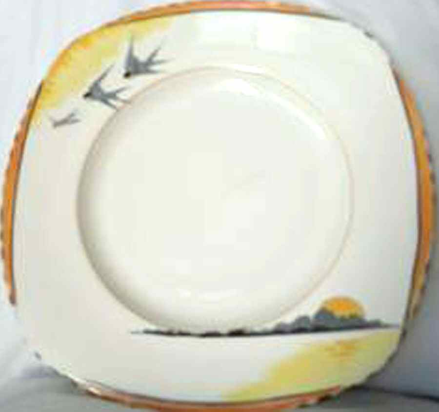 BUL72 Square Salad Plate by Burgess & Leigh-1