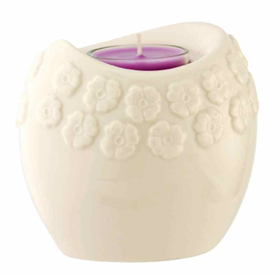 Fleur Votive Candleholder by Belleek Pottery (Ireland)-1