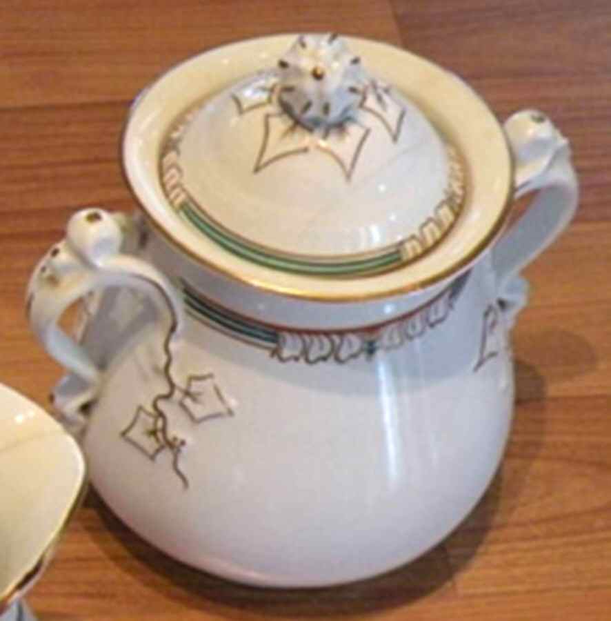 8011 Sugar Bowl & Lid by Bridgwood & Son-1