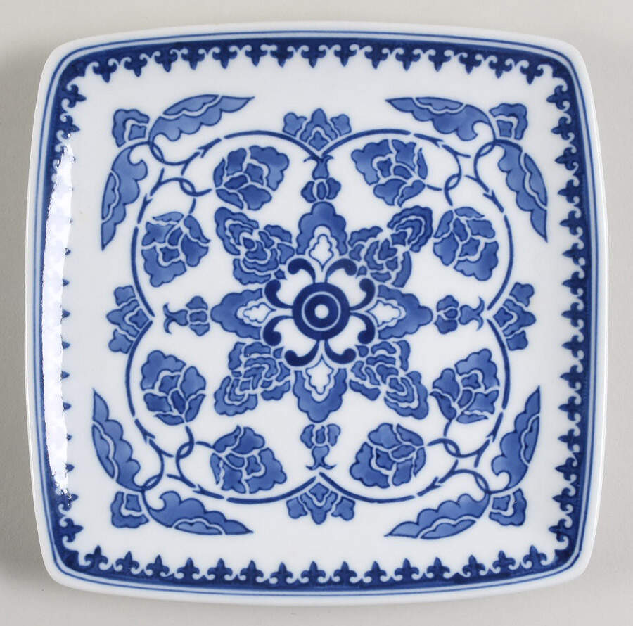 Asian Garden 7" Square Plate by Bombay-1