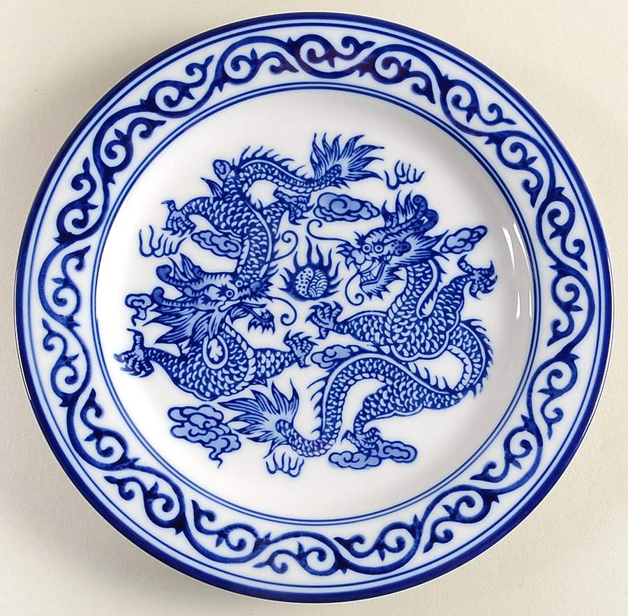 Asian Garden Salad Plate by Bombay-1