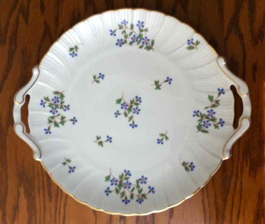 BER628 Handled Cake Plate by Bernardaud-1