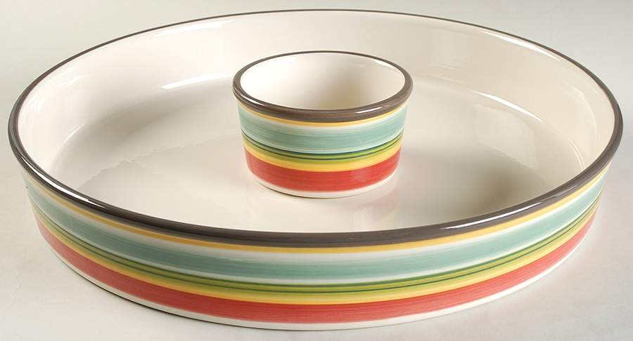 Santa Fe (2 Piece) Chip & Dip Set by Bobby Flay-1