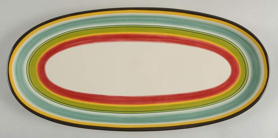 Santa Fe 16" Oval Serving Platter by Bobby Flay-1