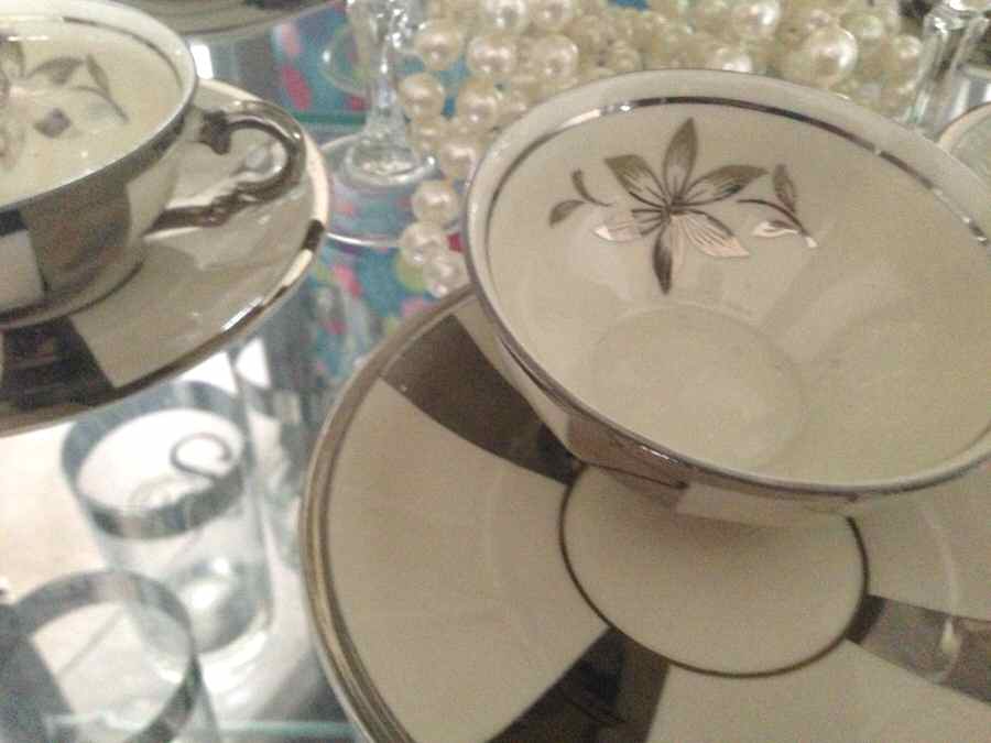 MIT408 Footed Cup & Saucer Set by Mitterteich-1
