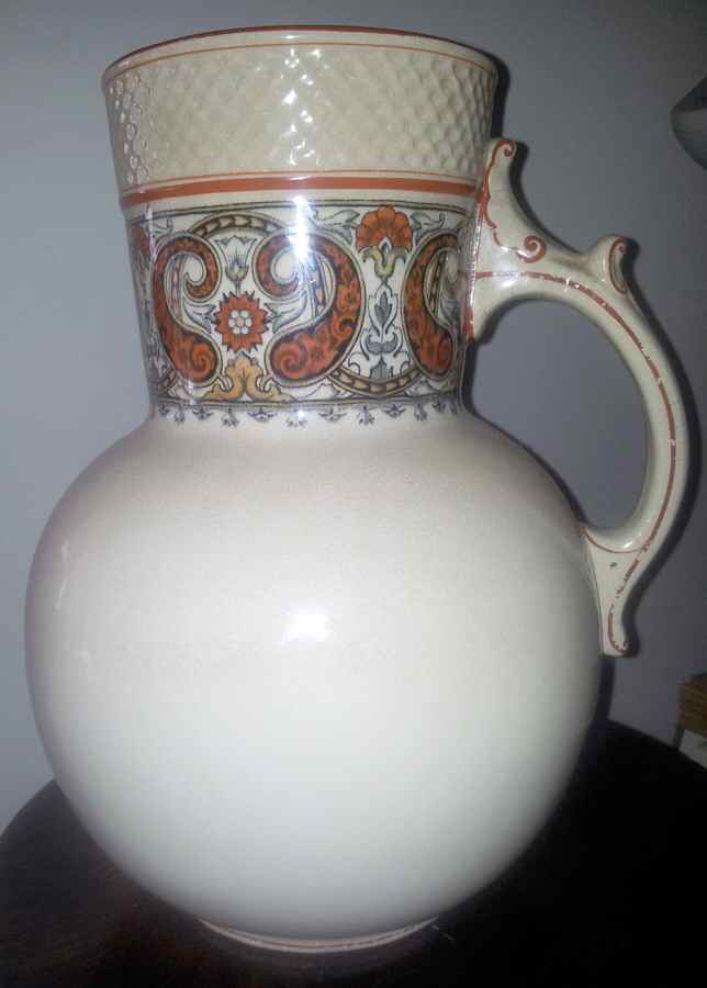 Agra Jug Shape Vase by Bates Walker-1
