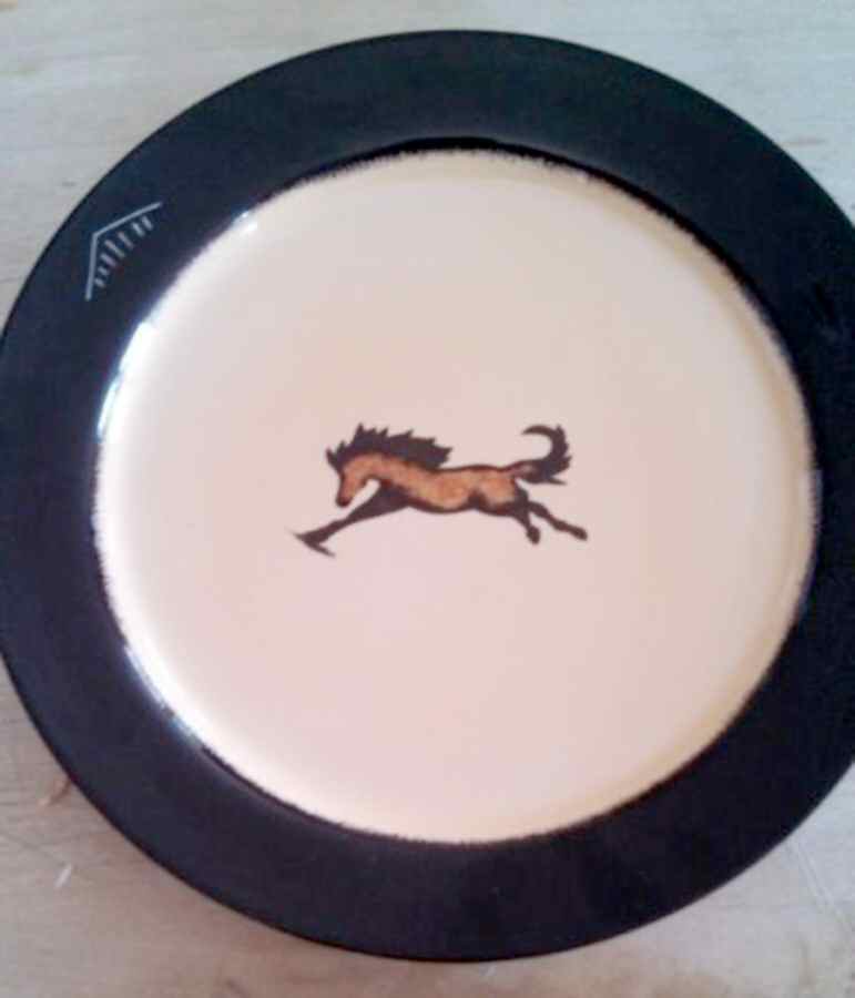 Brushwerks Horse Dinner Plate by Big Sky Carvers-1