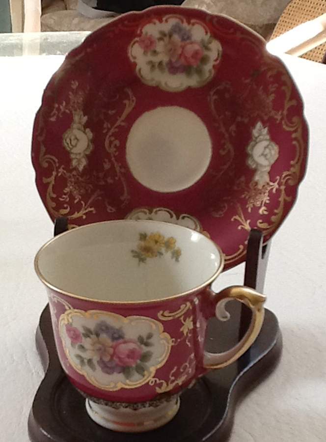 Bartram Footed Cup & Saucer Set by Baronet-1