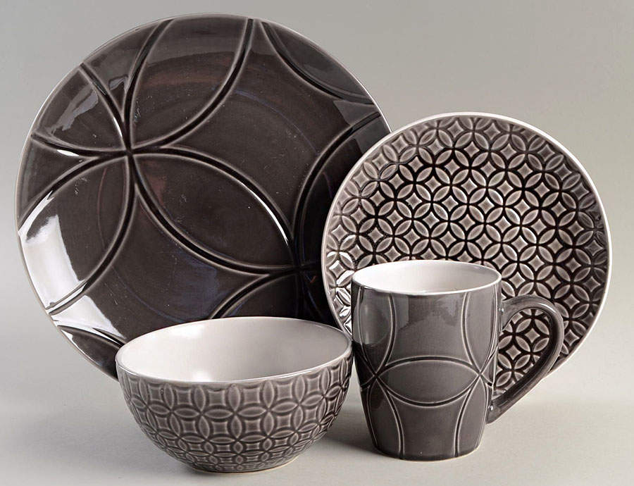 Spirograph 4 Piece Place Setting by Baum Brothers-1
