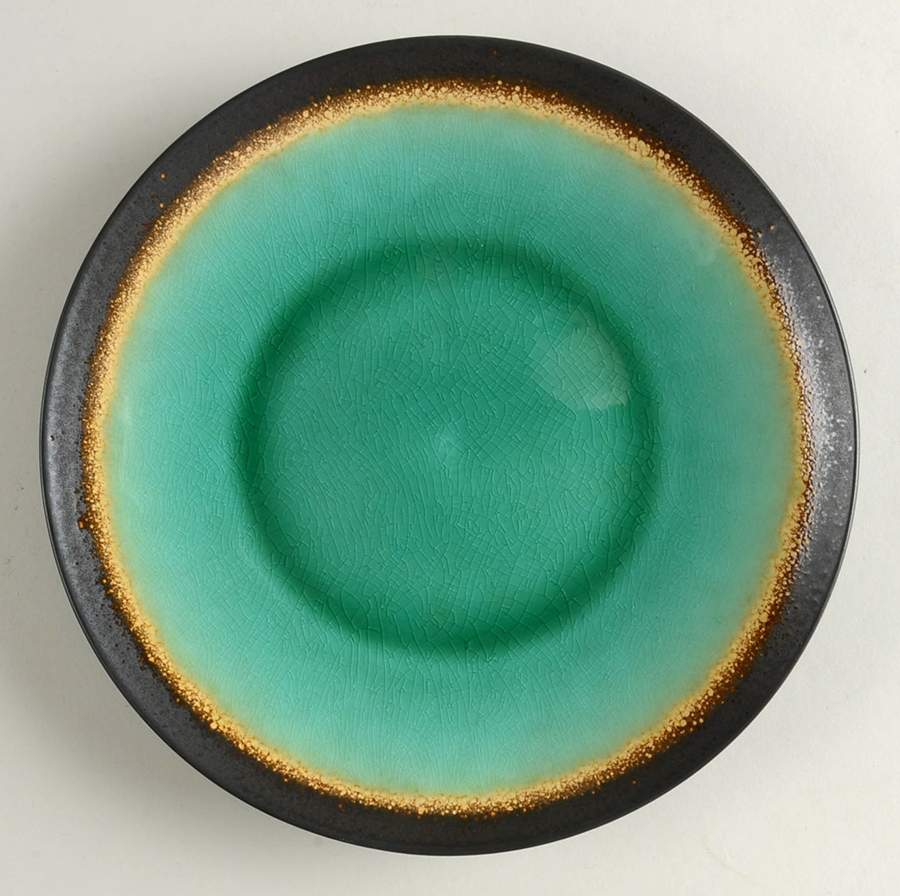 Galaxy Coupe Jade Salad Plate by Baum Brothers-1