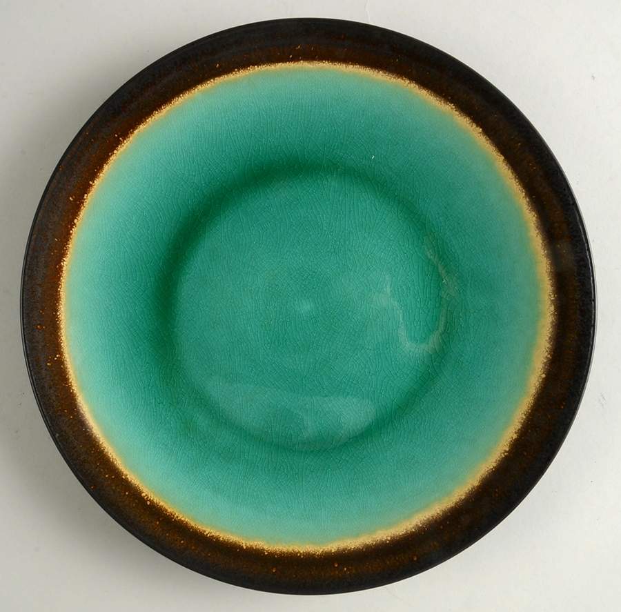 Galaxy Coupe Jade Dinner Plate by Baum Brothers-1