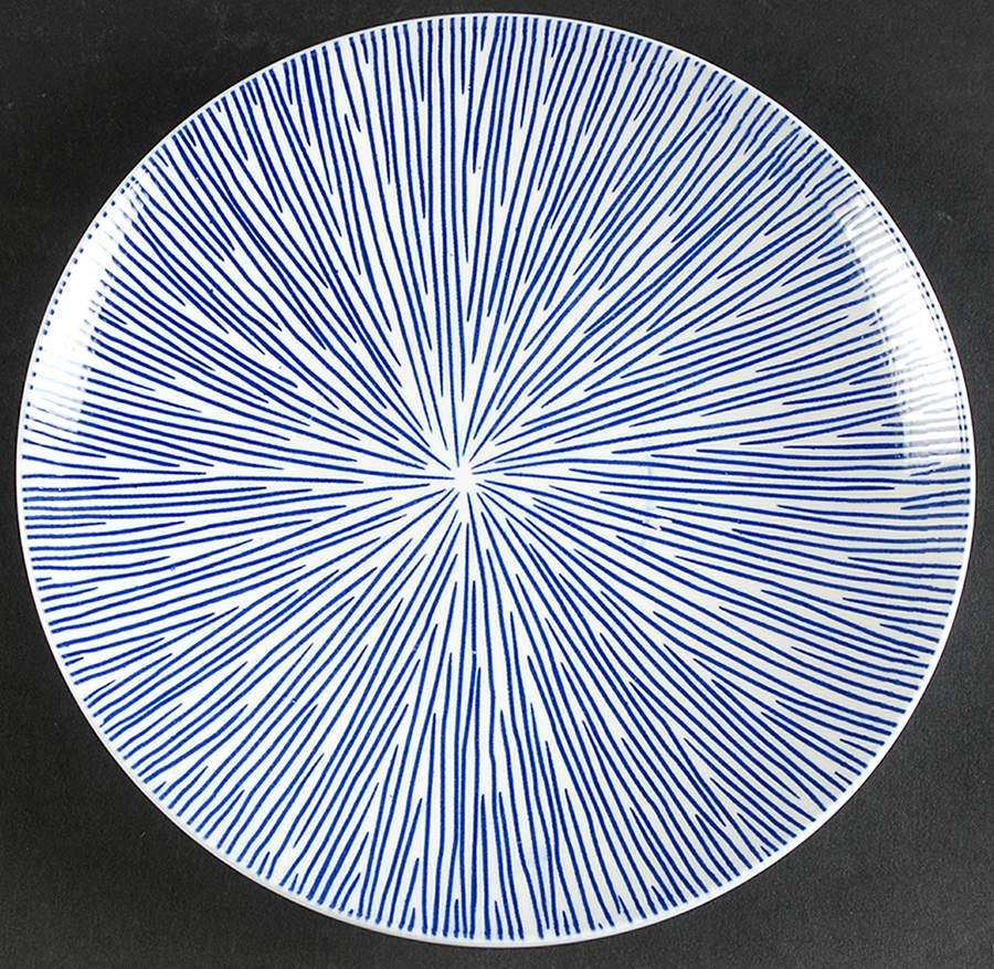Blue & White Salad Plate by Baum Brothers-1