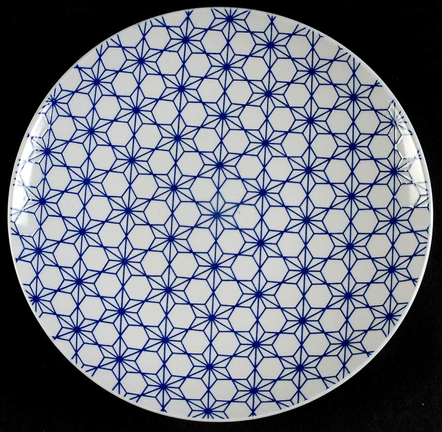 Blue & White Salad Plate by Baum Brothers-1