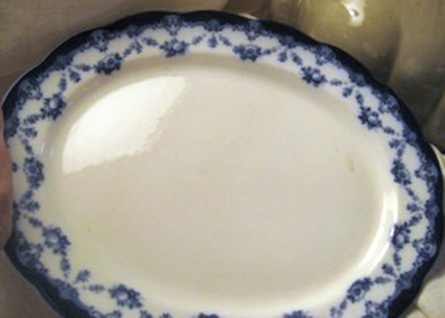 Mansfield 12" Oval Serving Platter by Bishop & Stonier-1